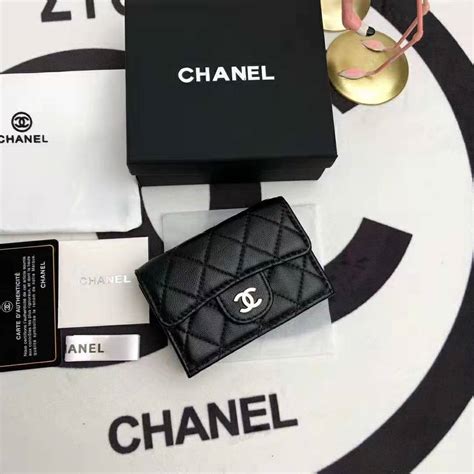 holder card chanel|Chanel card holder hk price.